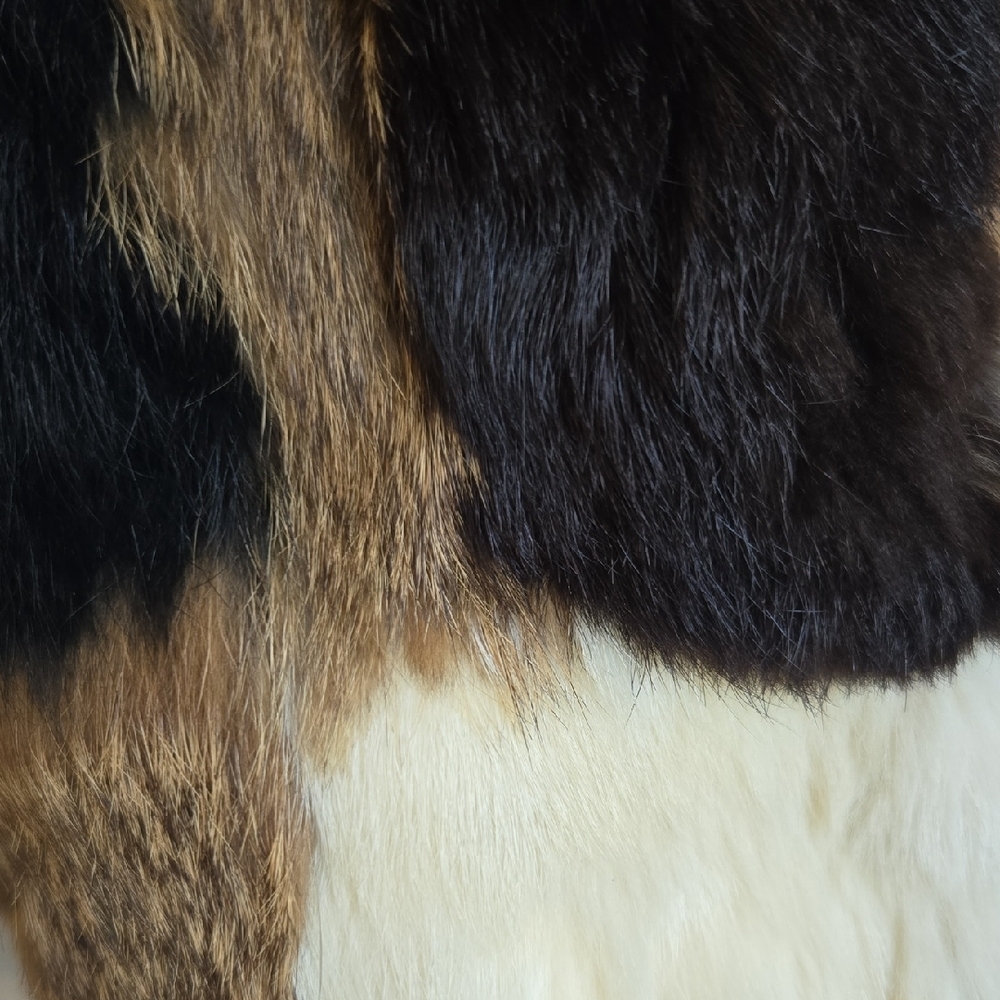 Patchwork Fur Jacket - Picture 7 of 7